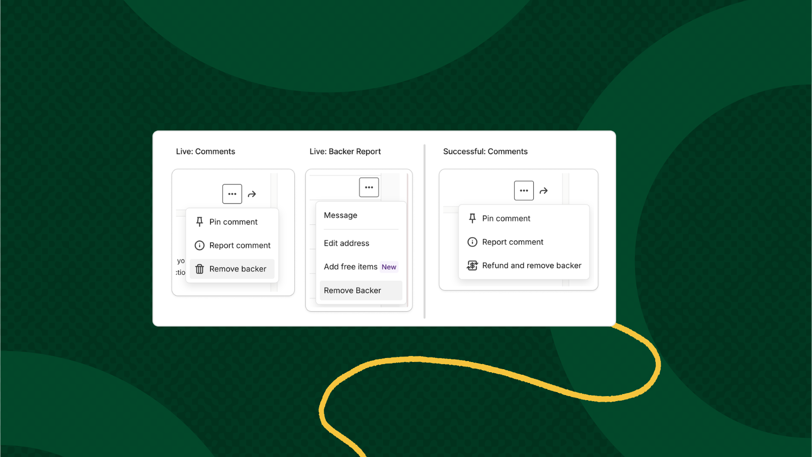 Backer Removal
